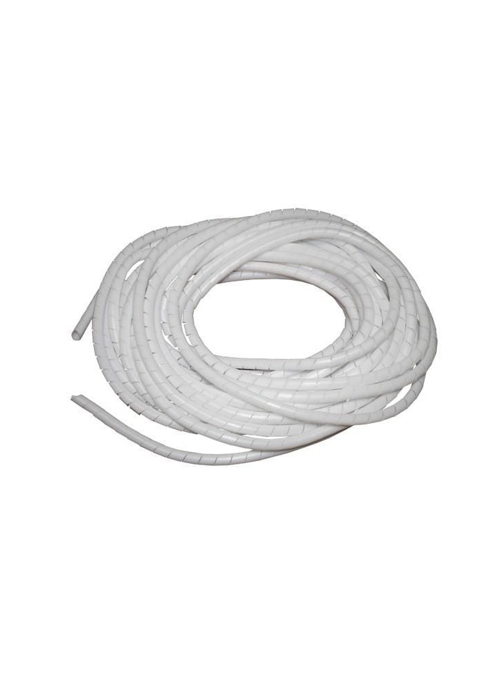 ORGANIZADOR ESPIRAL PARA CABLE DE 1/4" (6mm) 10MTS CONIN TRANSPARENTE
