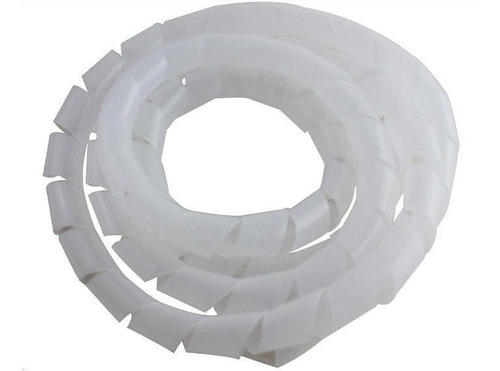 ORGANIZADOR ESPIRAL PARA CABLE DE 3/8" (9mm) 10MTS CONIN BLANCO