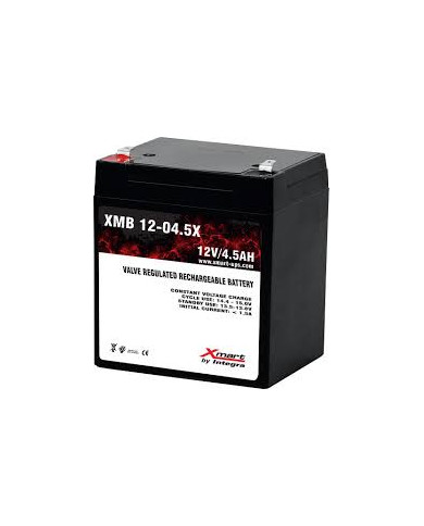 BATERIA CICLO PROFUNDO 12V 4.5AMP LIBRE MANTENIMIENTO XMART XMB 12-04.5X
