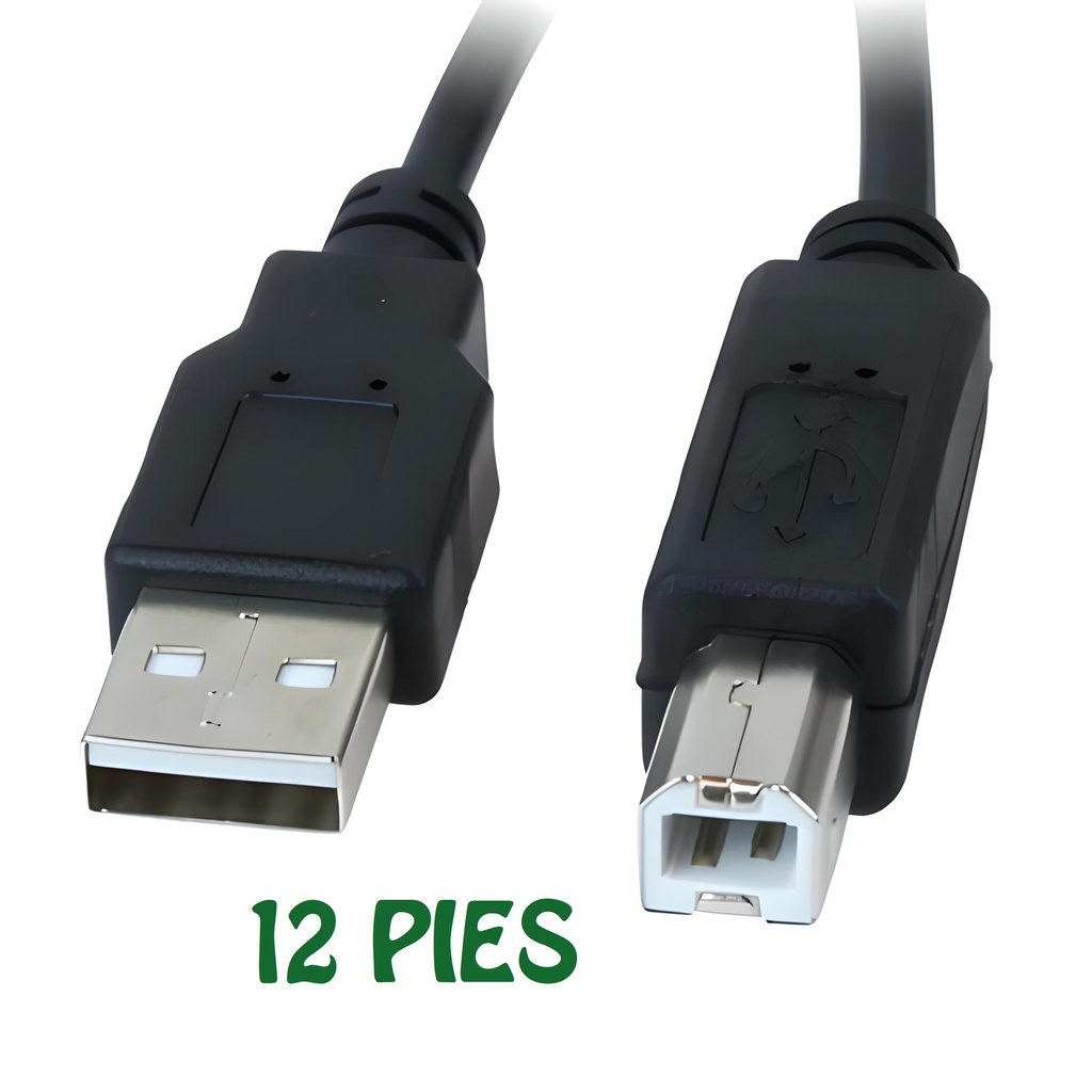 CABLE DE IMPRESORA USB DE 12 PIES NA