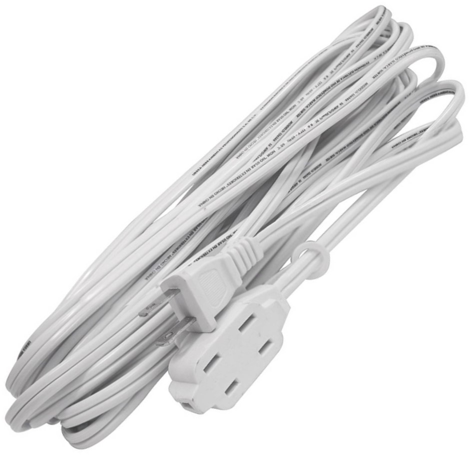 CABLE EXTENSION ELECTRICA DE 06MTS BLANCA FULGORE FP0136
