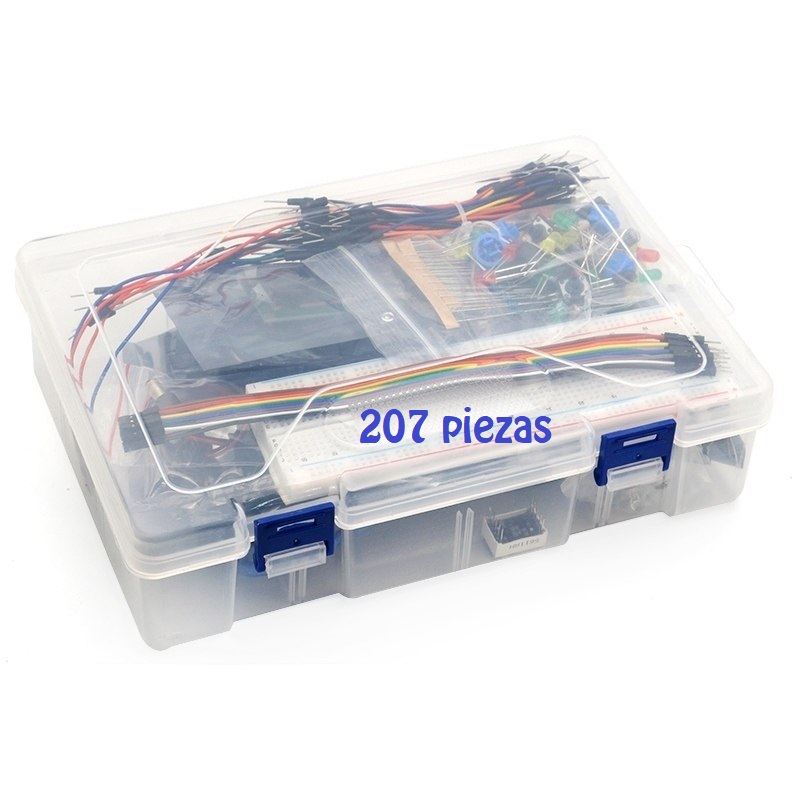KIT ARDUINO UNO R3 PARA PROYECTOS 207PCS