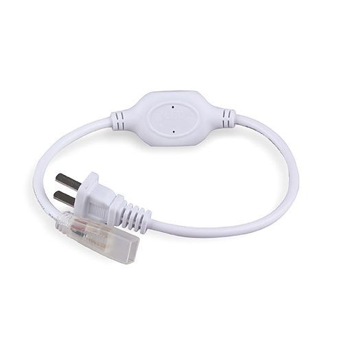 CONECTOR DE CORRIENTE TIRA LED DOBLE (1 COLOR) ROJO