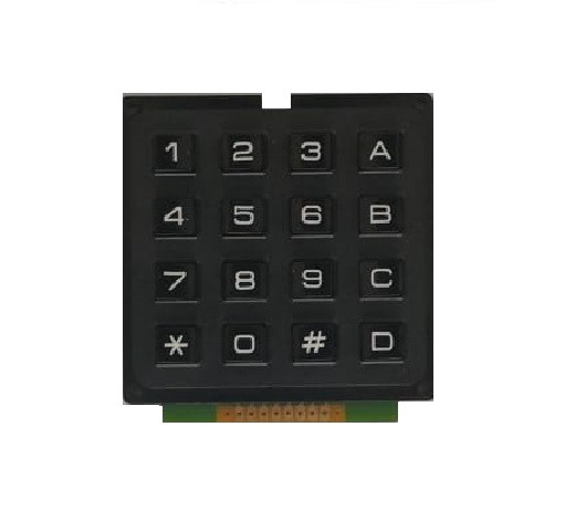 MODULO TECLADO NUMERICO 4X4 NEGRO