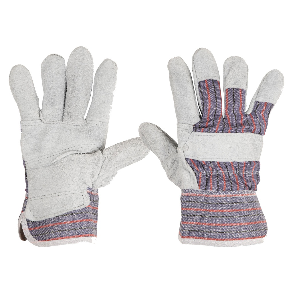 GUANTES DE PROTECCION DE CARNAZA PARA TRABAJO RUDO