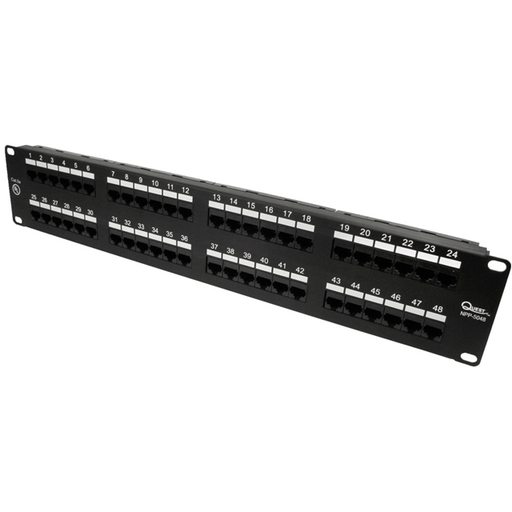 [12367] PATCH PANEL DE 48 PUERTOS CAT 5E QUEST