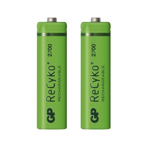 [11038] BATERIA AA RECARGABLE GP 2600MAH (2 UNIDADES)