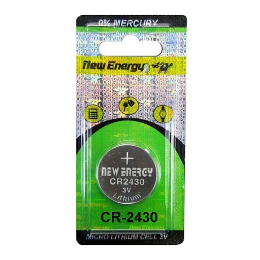 [25036-2430] BATERIA CR2430 3V NEW ENERGY