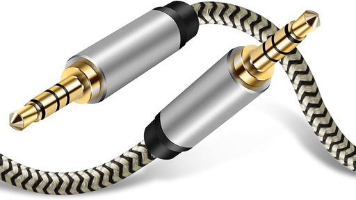 [03005] CABLE PLUG TRIFASICO M-M 1MT TRENZADO