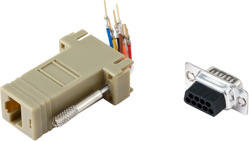[01014] ADAPTADOR RJ45 H A DB 9 (SERIAL) MACHO