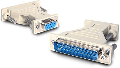 [01018] ADAPTADOR DB9 H A DB25 M
