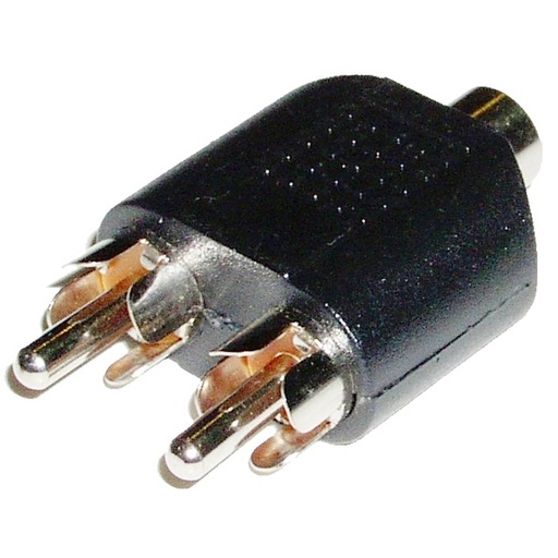 [01139] ADAPTADOR EN Y RCA H A 2 RCA M