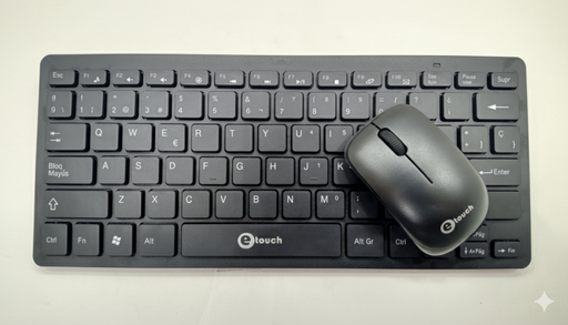 [42001-2] MINI TECLADO/MOUSE USB INALAMBRICO MULTIMEDIA (COMBO) 6839