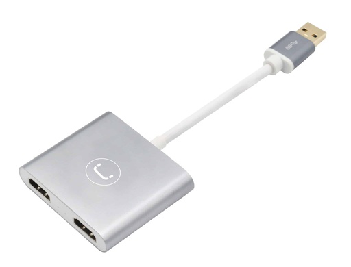 [01828] ADAPTADOR USB 3.0  A DUAL HDMI RESOLUCION HD UNNO