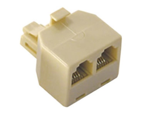 [01049-2] ADAPTADOR PARA TELEFONO DE 1 A 2