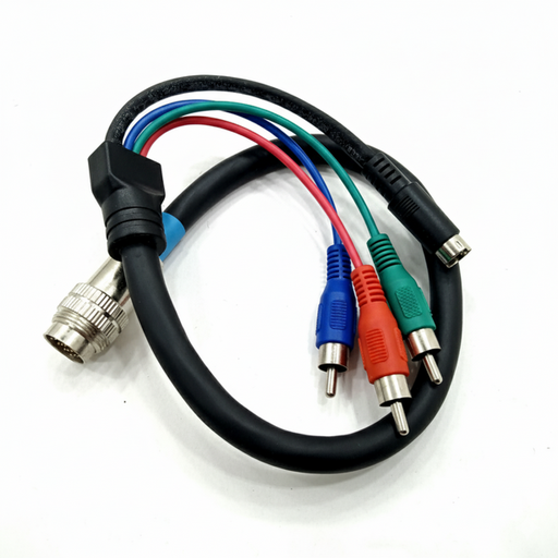 [3194] CABLE P/CAMARA 12 PINES M A 3RCA M