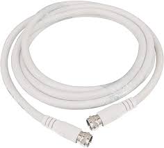 [03204-1] CABLE PARA TV DE 6 PIES BLANCO