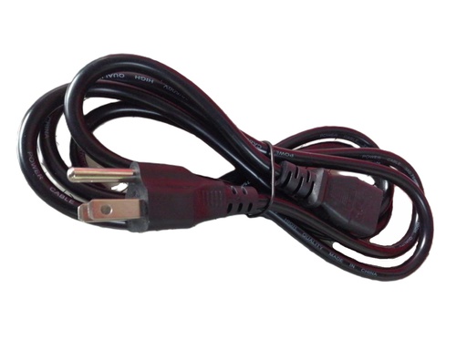 [03651-22] CABLE DE PODER 6 PIES GRUESO 18AWG