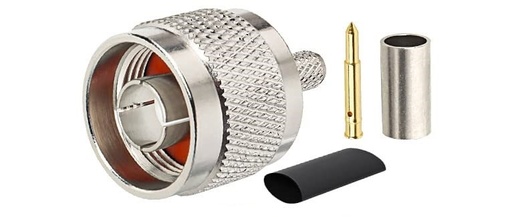 [05087] CONECTOR N RG58 M DE CRIMP + THERMOENCOGIBLE