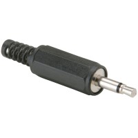 [05095] CONECTOR PLUG 3.5MM MONO PLASTICO