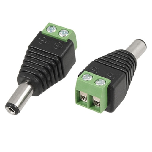 [05197-2] CONECTOR PLUG DE CORRIENTE PARA CAMARA TIPO BORNERA