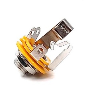 [05907] CHASIS 6.35MM STEREO NARANJA CIRCUITO CERRADO