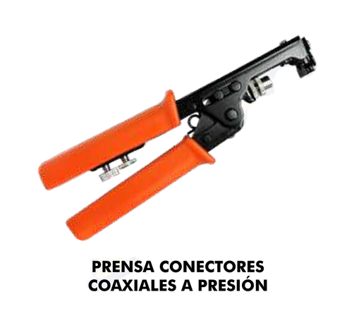 [06078] HERRAMIENTA DE PRESION F RG59 Y RG6 NARANJA 501021