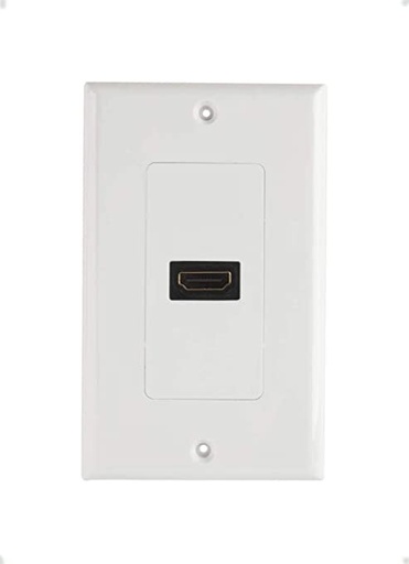 [07322-1] PLACA DE EMPOTRAR HDMI SENCILLA