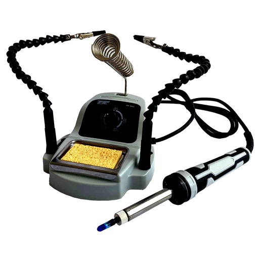 [12065] ESTACION PARA SOLDAR REGULABLE 5-48W CON PINZAS160°-480°C TMC