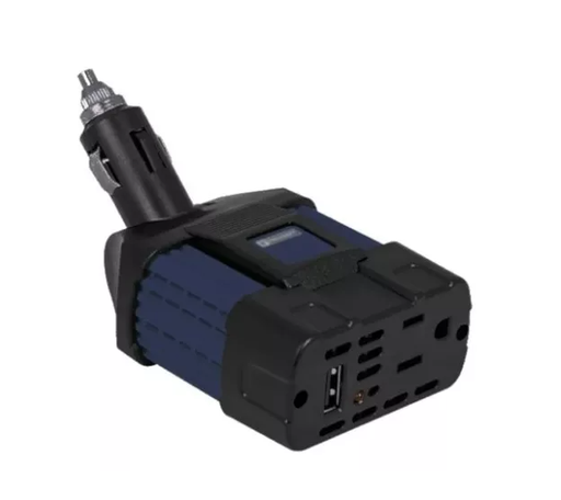 [12271-100] INVERSOR DE VOLTAJE 12V - 115V/5V  TOMA Y USB 100WATTS