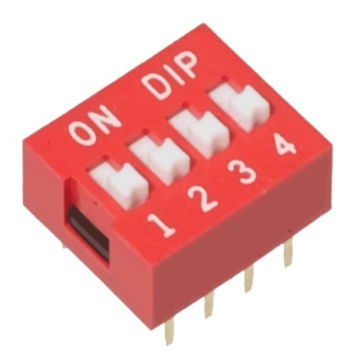 [93002-4] SWITCH DIP DE 04 POSICIONES