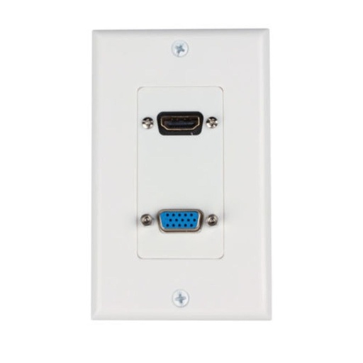 [07038] PLACA DE EMPOTRAR HDMI + VGA