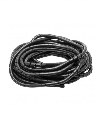 [14032-1] ORGANIZADOR ESPIRAL PARA CABLE DE 1/2" (12mm) 10MTS CONIN NEGRO