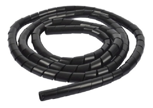 [14035-1] ORGANIZADOR ESPIRAL PARA CABLE DE 3/8" (9mm) 10MTS CONIN NEGRO