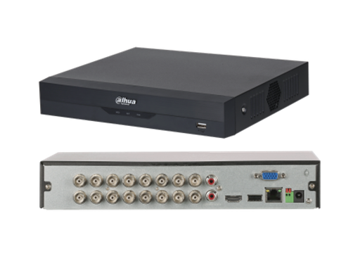 [30000-163] DVR 16 CANALES WIZSENSE RESOLUCION MAXIMA DE 5MP SOPORTA 1HDD DE 16TB DH-XVR5116HS-I3 DAHUA