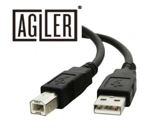 [03007-15] CABLE IMPRESORA USB 2.0 DE 15 PIES AGILER