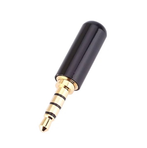[05156-3] CONECTOR PLUG 3.5MM TRIFASICO (3 CONTACTOS) METAL DELUXE