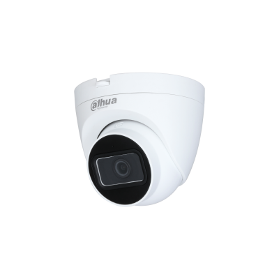 [30010-3] CAMARA TIPO TURRET CON AUDIO 2MP LENTE FIJO IR 30M DH-HAC-HDW1200TRQN-A DAHUA