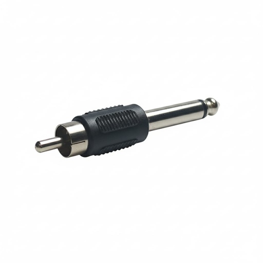 [01055-1] ADAPTADOR RCA M A PLUG 6.35MM MONO
