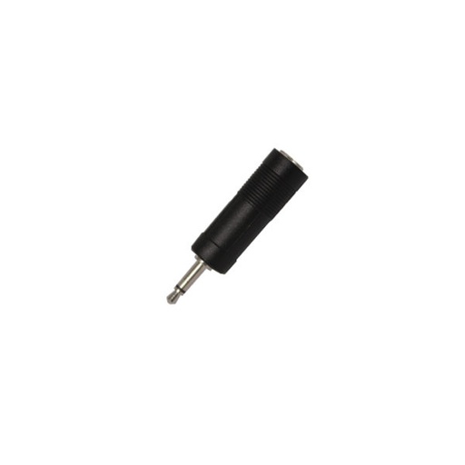 [01124] ADAPTADOR JACK 6.35MM STEREO A PLUG 3.5MM MONO 110B