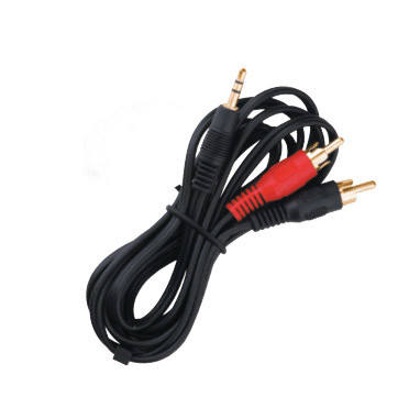 [03116-1] CABLE EN Y PLUG 3.5 STEREO A 2 RCA M 6 PIES NA