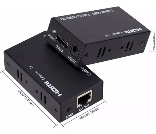 [13455-100] LEVANTADOR DE SEÑAL HDMI 164PIES (50MTS) CAT 6/7