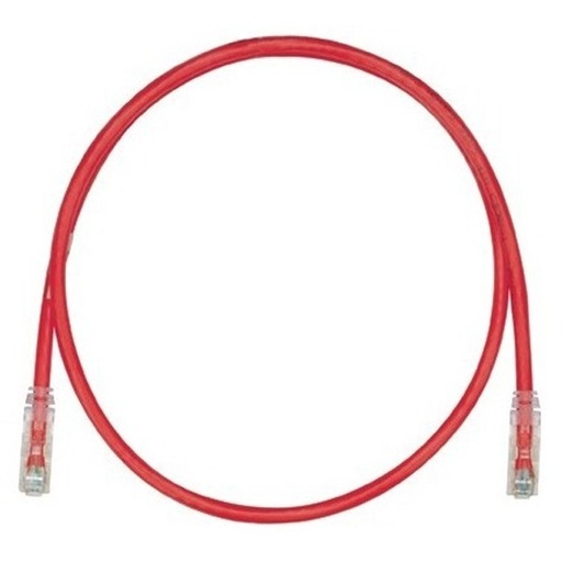 [03095-21] CABLE PATCH CORD DELGADO CAT 6 28 AWG 1 PIE ROJO