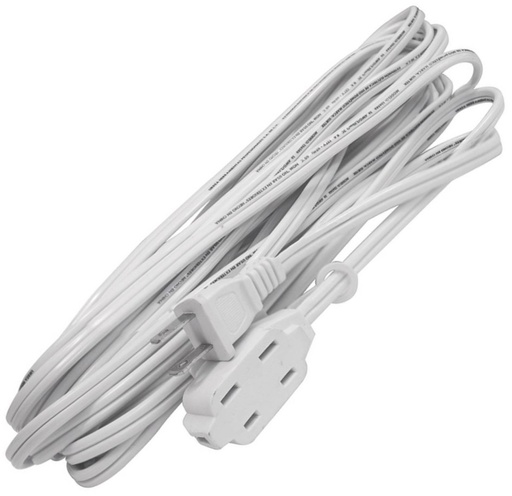 [20018] CABLE EXTENSION ELECTRICA DE 06MTS BLANCA FULGORE FP0136
