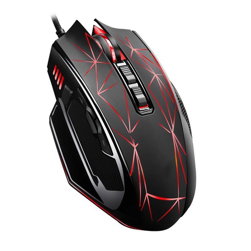 [41602-4] MOUSE USB GAMER RGB 7000DPI TITAN PRO 9 BOTONES