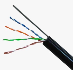 [02060B] BOBINA CABLE UTP CAT 5E PARA EXTERIORES CON CABLE TENSOR (MENSAJERO) 305MTS NEXSTAR