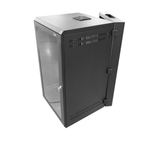 [11304-20] GABINETE DE PARED 20RMS ABATIBLE NEGRO 20.5" ANCHO 23" PROFUNDIDAD QUEST GW-2867