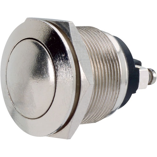 [11176] SWITCH PUSH BOTON 22.5MM CERRADO METALICO 4-2AMP 110-220V