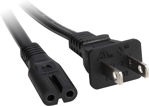 [03192-3] CABLE DE CORRIENTE ELECTRICA GRUESO TIPO 8 DE 10 PIES