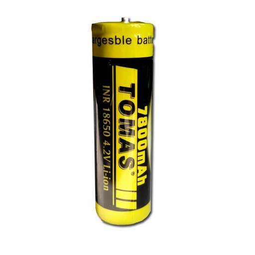 [25031-1] BATERIA 18650 7800mAh 4.2v LI-ON RECARGABLE INDIVIDUAL TOMAS